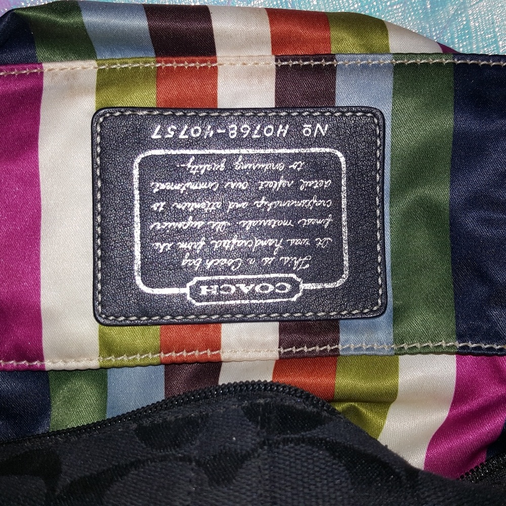 Coach Multi Colored Purse - image 6